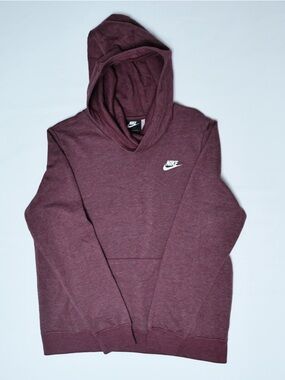 Nike Women’s Burgundy Sportswear Pullover Hoodie Sweatshirt
